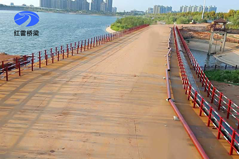 湖南岳陽鋼便橋租賃_南湖電排站擴建工程